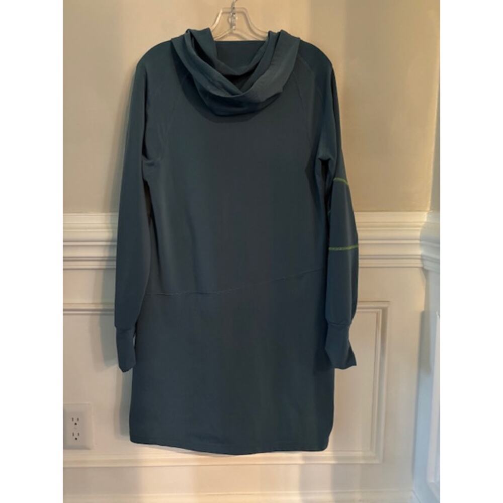 title nine hooded dress tunic athletic athleisure long sleeve pullover medium - Picture 2 of 7